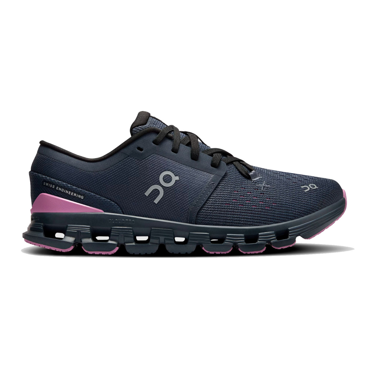 ON FOOTWEAR Women's Cloud X 4 Navy/Sakura Shoe - Free Shipping