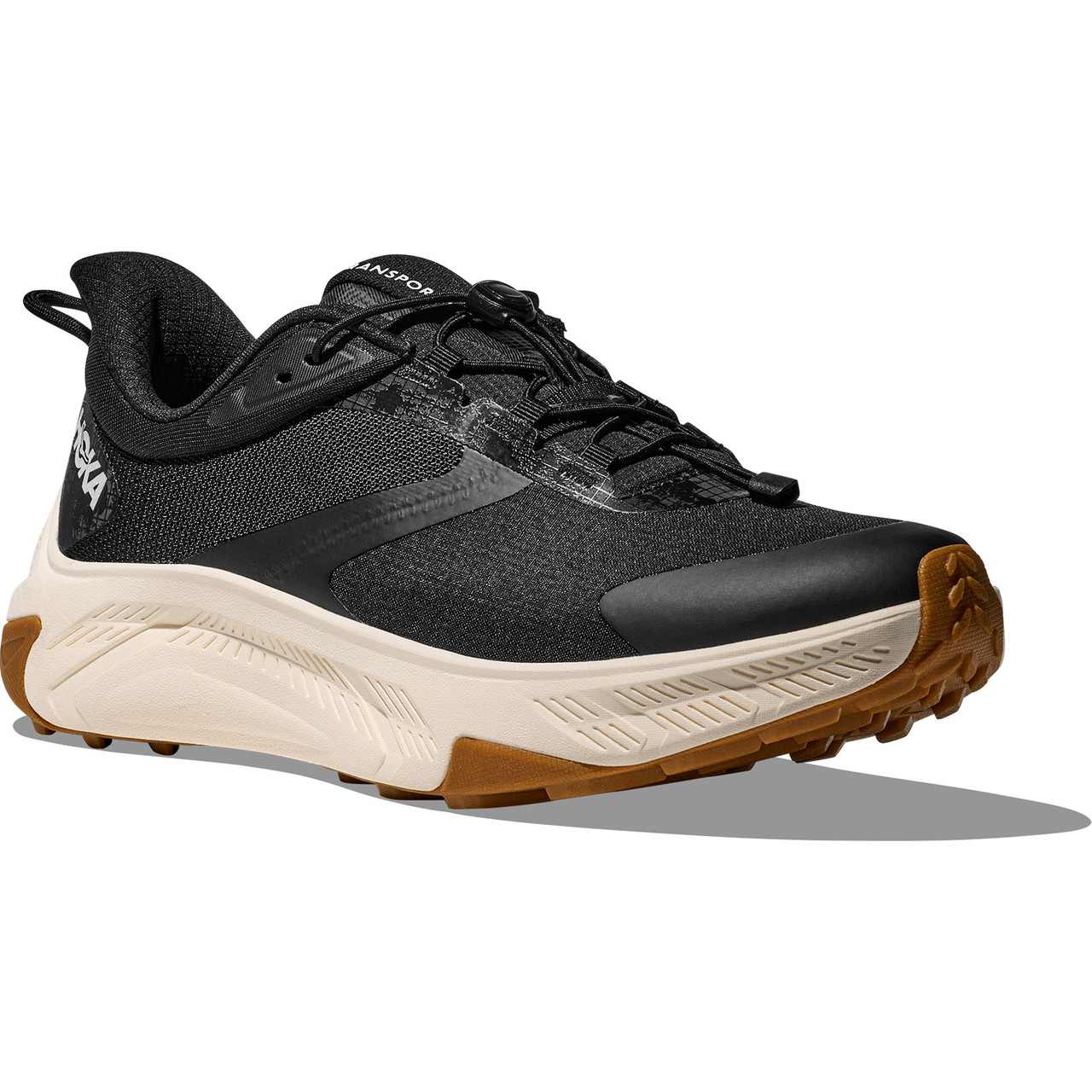 HOKA Men's Transport 2 Black/Alabaster Shoes - Free Shipping