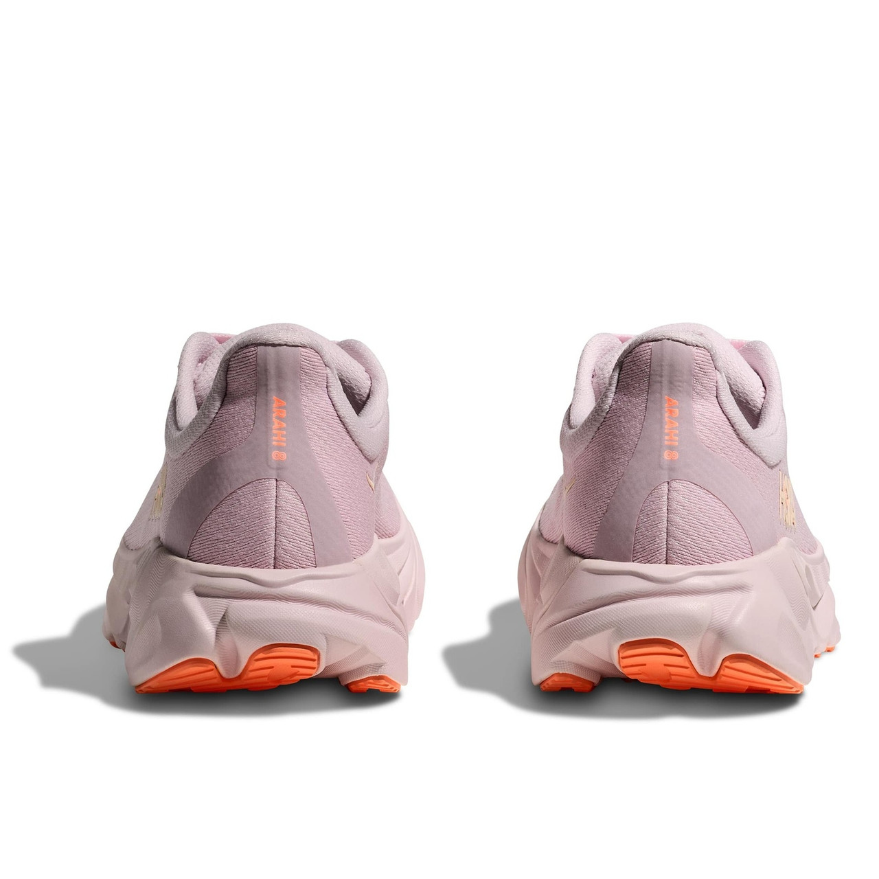 HOKA Women's Arahi 8 Lilac Cream/Neon Cantaloupe Running Shoes