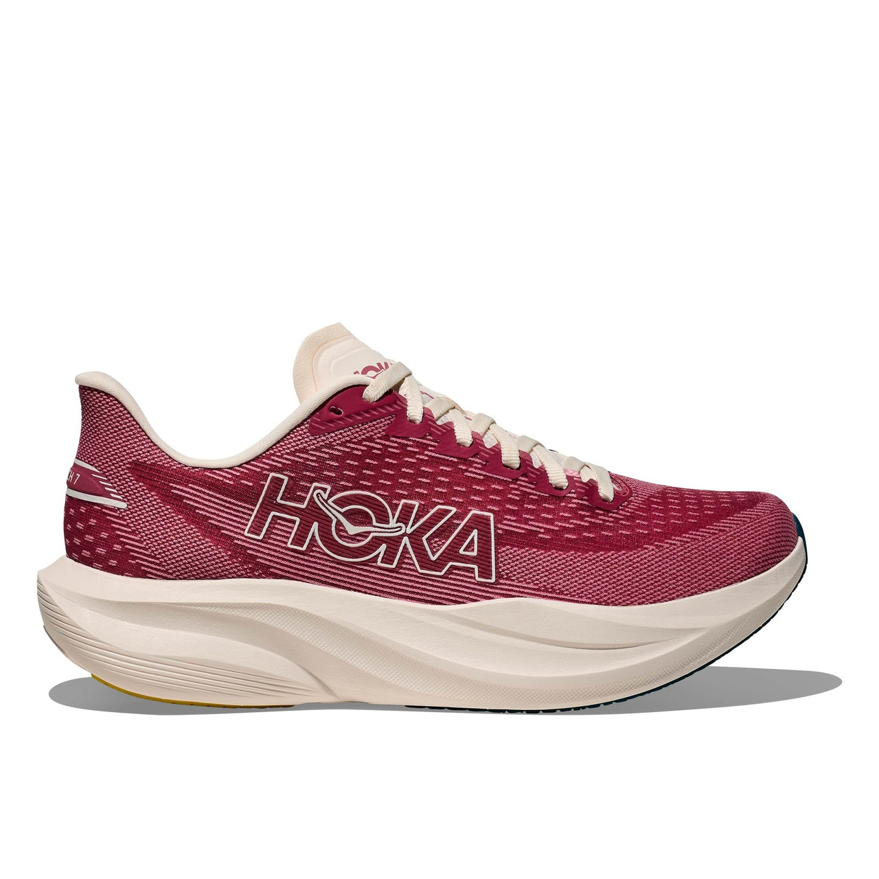 20-21 K2 TT　WOMENS US7 / 24cm ROUGE HOKA Women's Mach 7 Wide Lingonberry/Cranberry Running Shoes