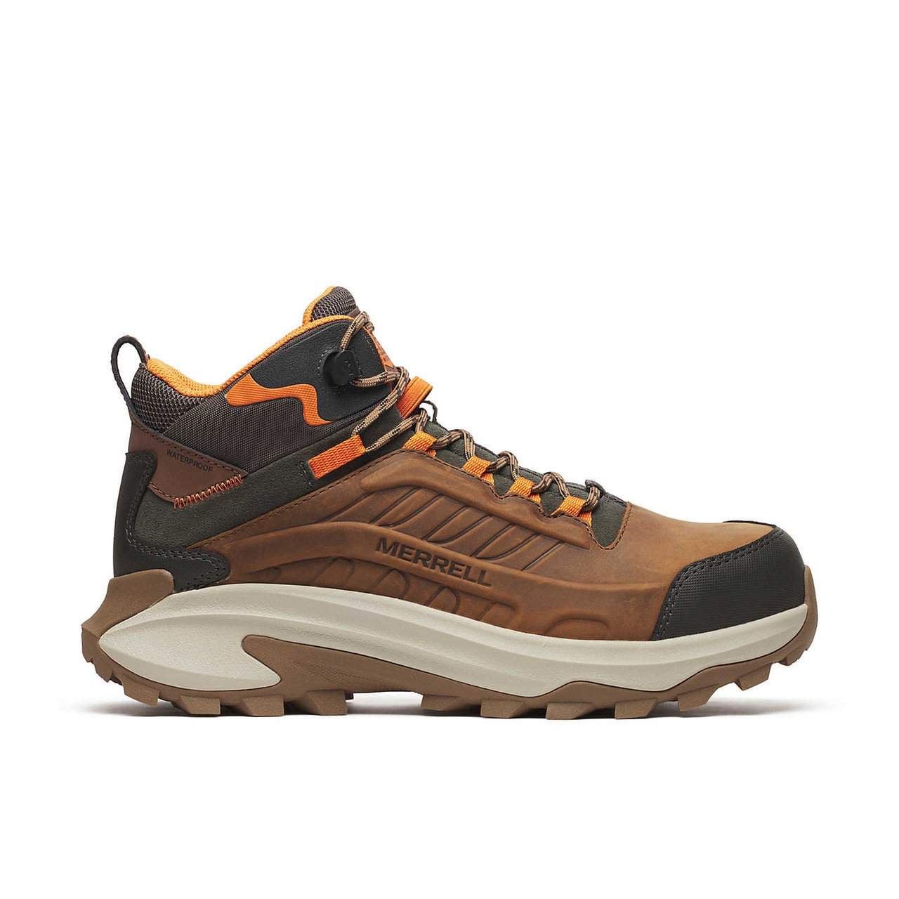 MERRELL Men's Moab Speed 2 Mid Waterproof Carbon Fiber Work Boot