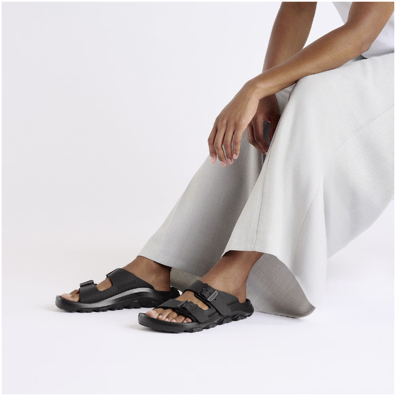 BIRKENSTOCK Mogami Terra 2 Strap Birko-Flor Slides - Free Shipping