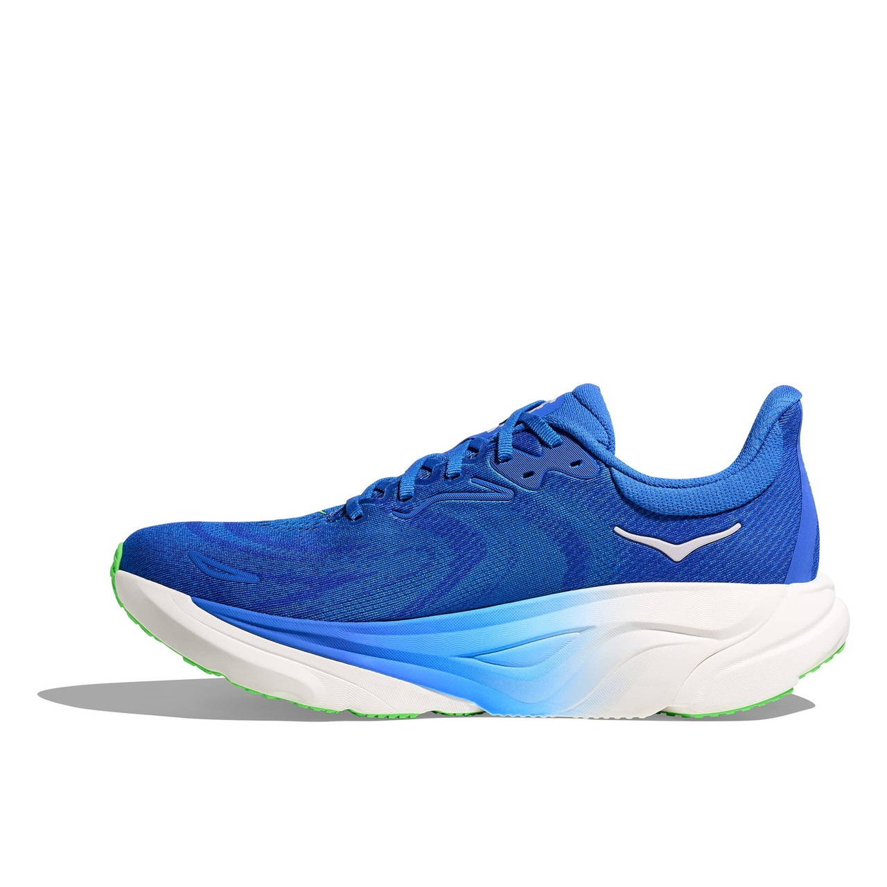 HOKA Men's Arahi 8 Cobalt Blue/Neon Green Running Shoes - Free