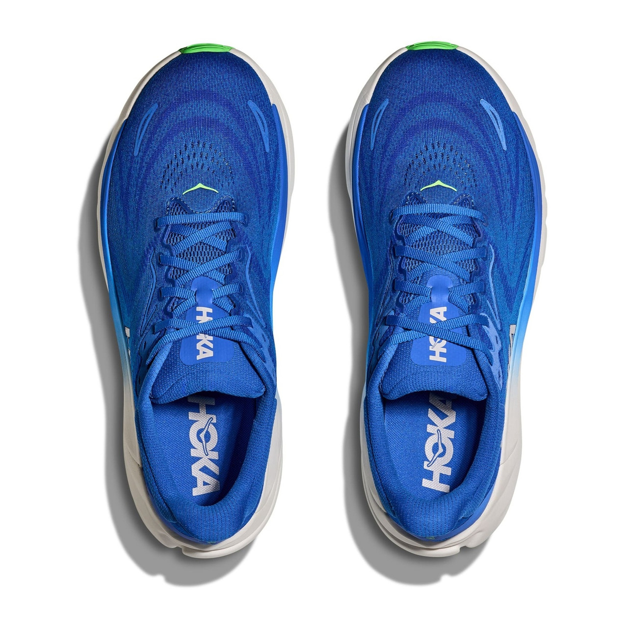 HOKA Men's Arahi 8 Cobalt Blue/Neon Green Running Shoes - Free