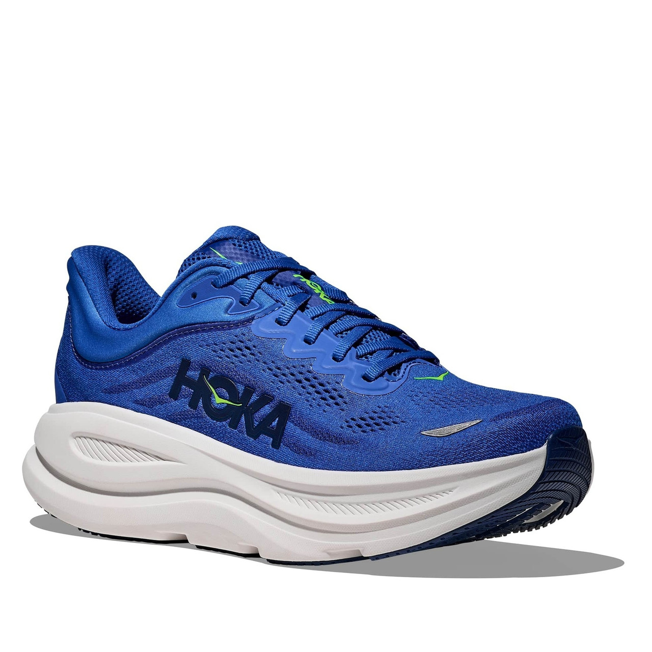 HOKA Men's Bondi 9 Cobalt Blue/Ultramarine Running Shoes - Free