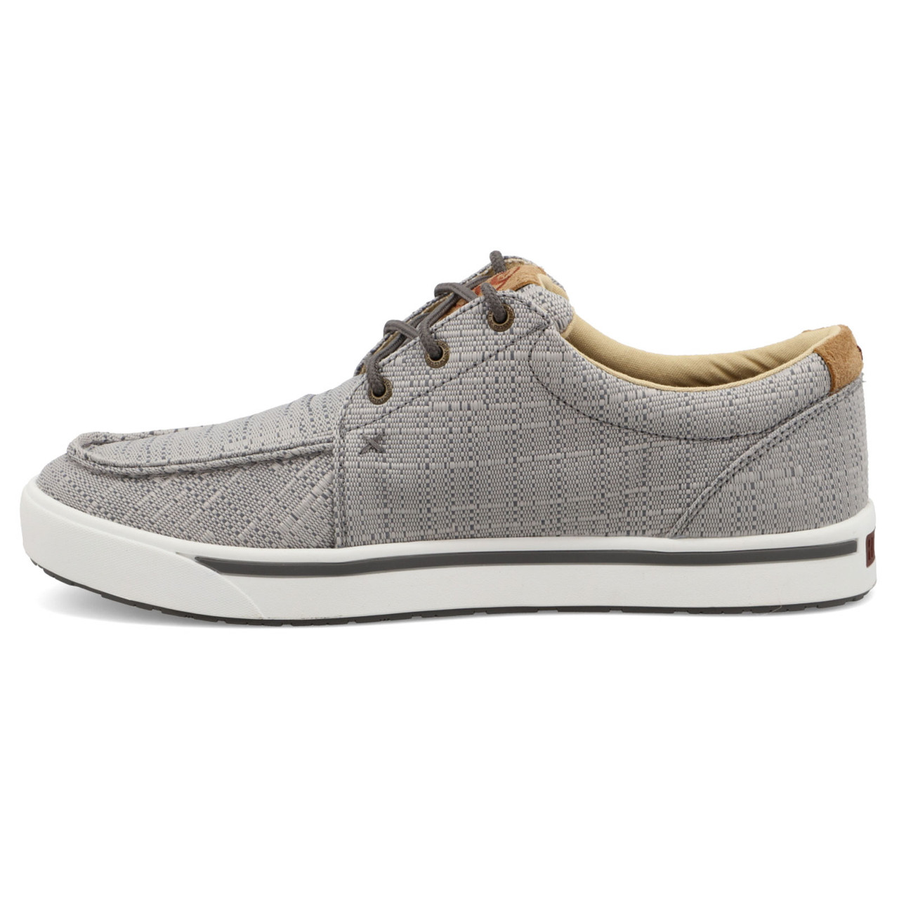 Twisted X Hooey Men Loper Shoes Grey Brown Size 10.5 Casual Work Western MHYC018 TWISTED X Men main image 3