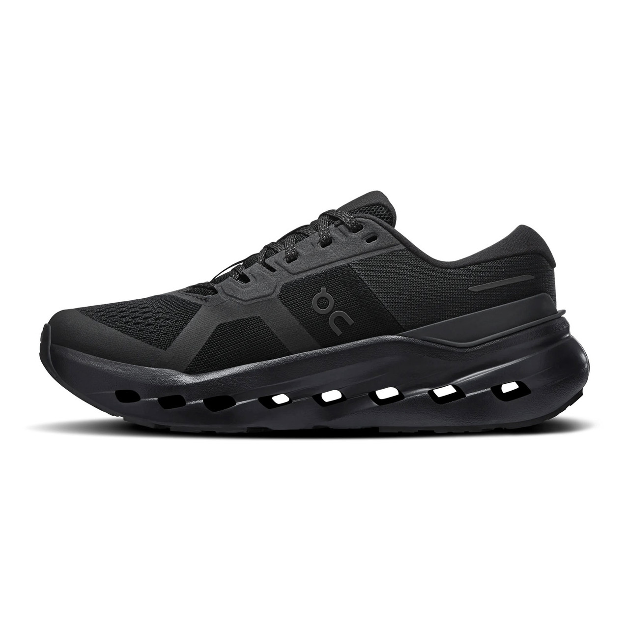 On Cloudrunner3 ブラック スニーカー ON FOOTWEAR Men's Cloudrunner 3 Wide Black/Black Running Shoe