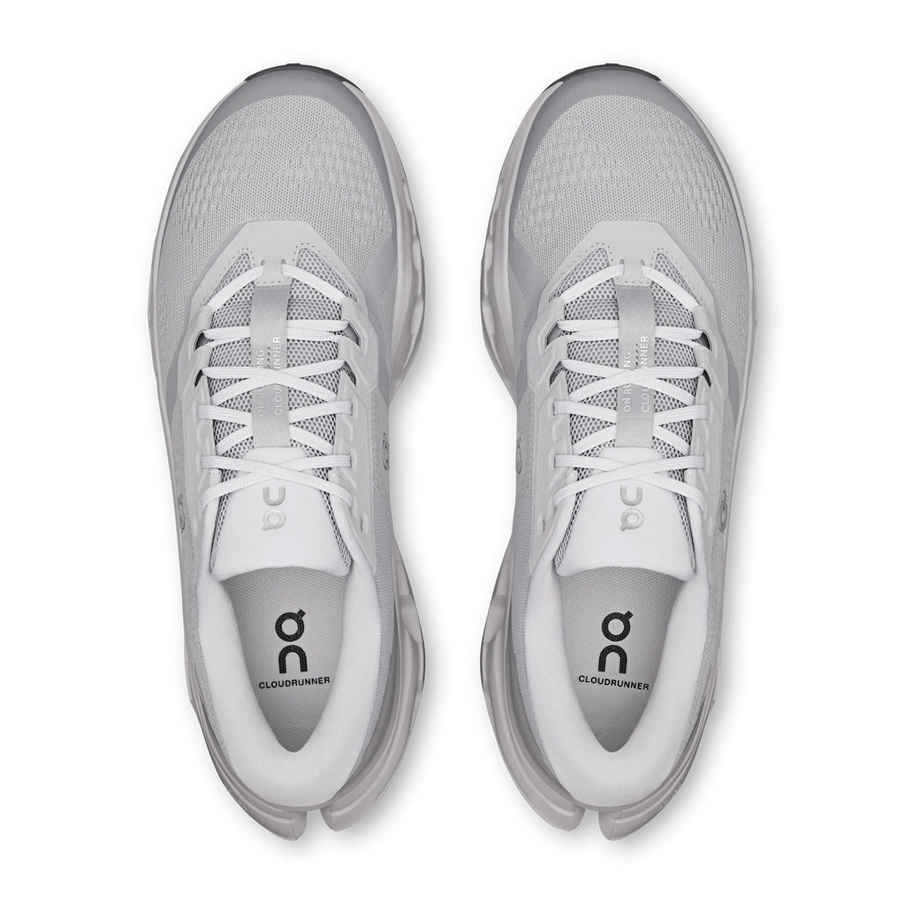 ON FOOTWEAR Men's Cloudrunner 3 Glacier/Alloy Running Shoe - Free
