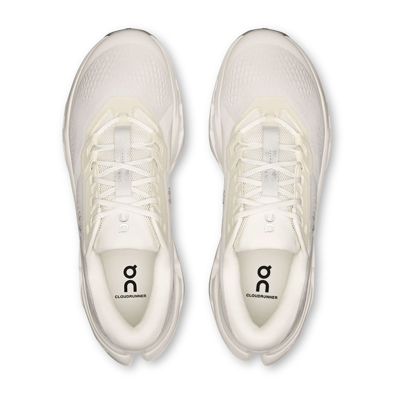 ON FOOTWEAR Men's Cloudrunner 3 White/Glacier Running Shoe - Free