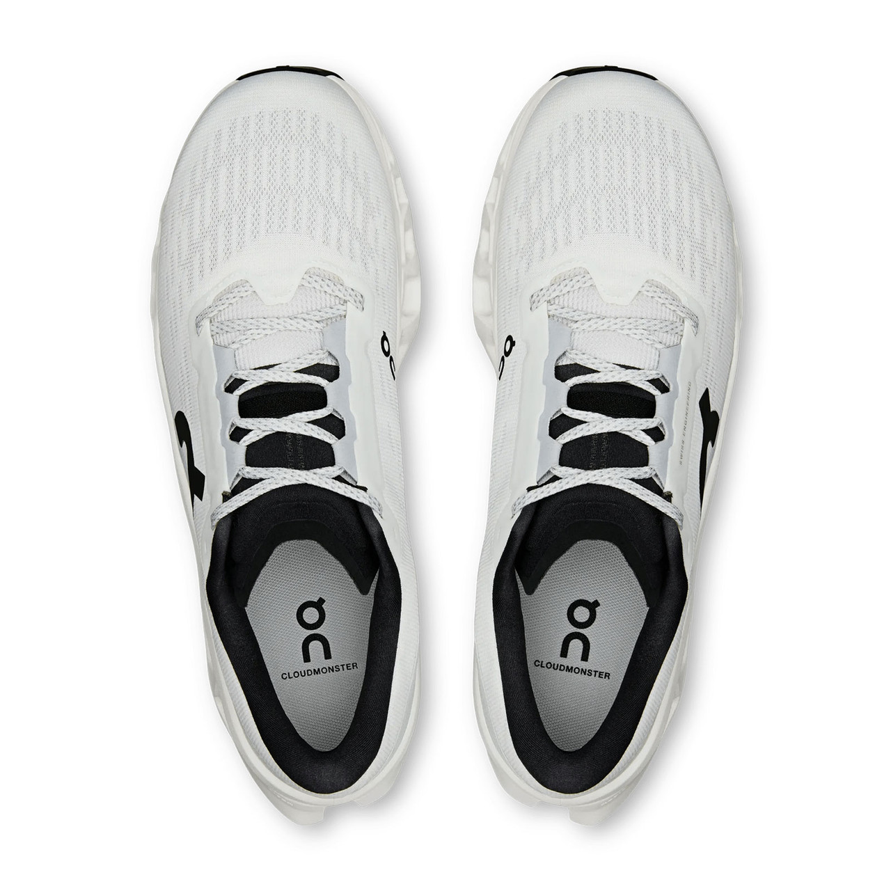ON FOOTWEAR Men's Cloudmonster 3 White/White Running Shoe - Free