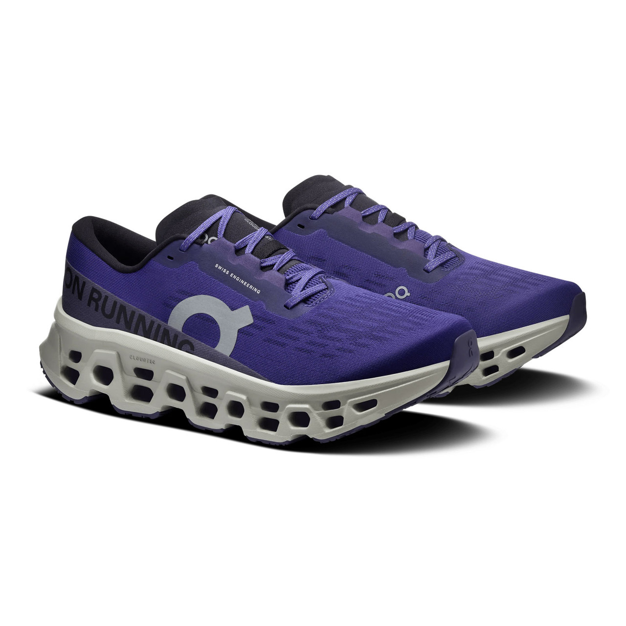 ON FOOTWEAR Men's Cloudmonster 3 Twilight/White Running Shoe