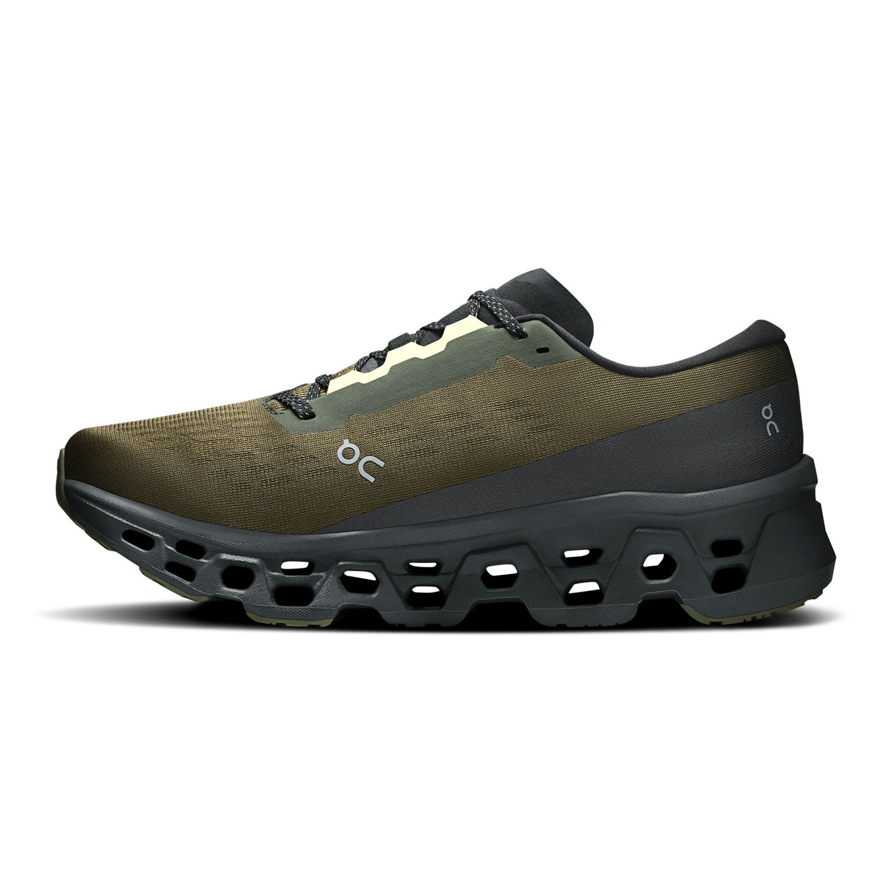 KENTA　【希少カラー】On Cloudmonster 3 Olive ON FOOTWEAR Men's Cloudmonster 3 Olive Eclipse Running Shoe - Free