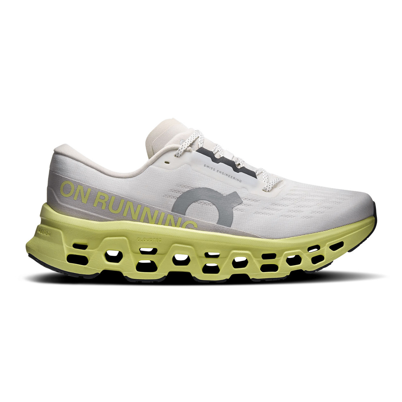 ON FOOTWEAR Men's Cloudmonster 3 Ivory/Limelight Running Shoe