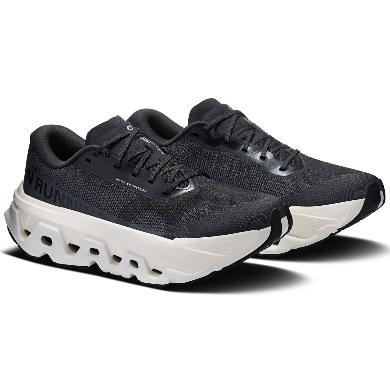 最新on オン cloudmonster3 Hyper ブラック26.0㎝ ON FOOTWEAR Women's Cloudmonster 3 Hyper Black/Ivory Running Shoes