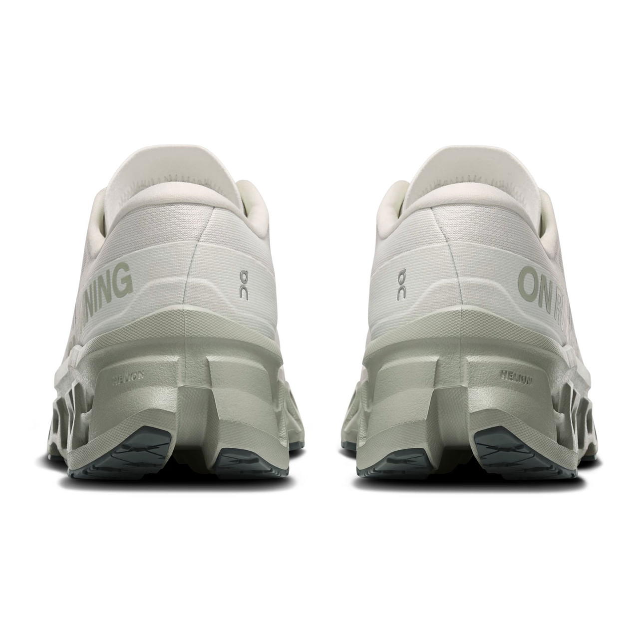 ON FOOTWEAR Women's Cloudmonster 3 Ivory/Tin Running Shoes - Free
