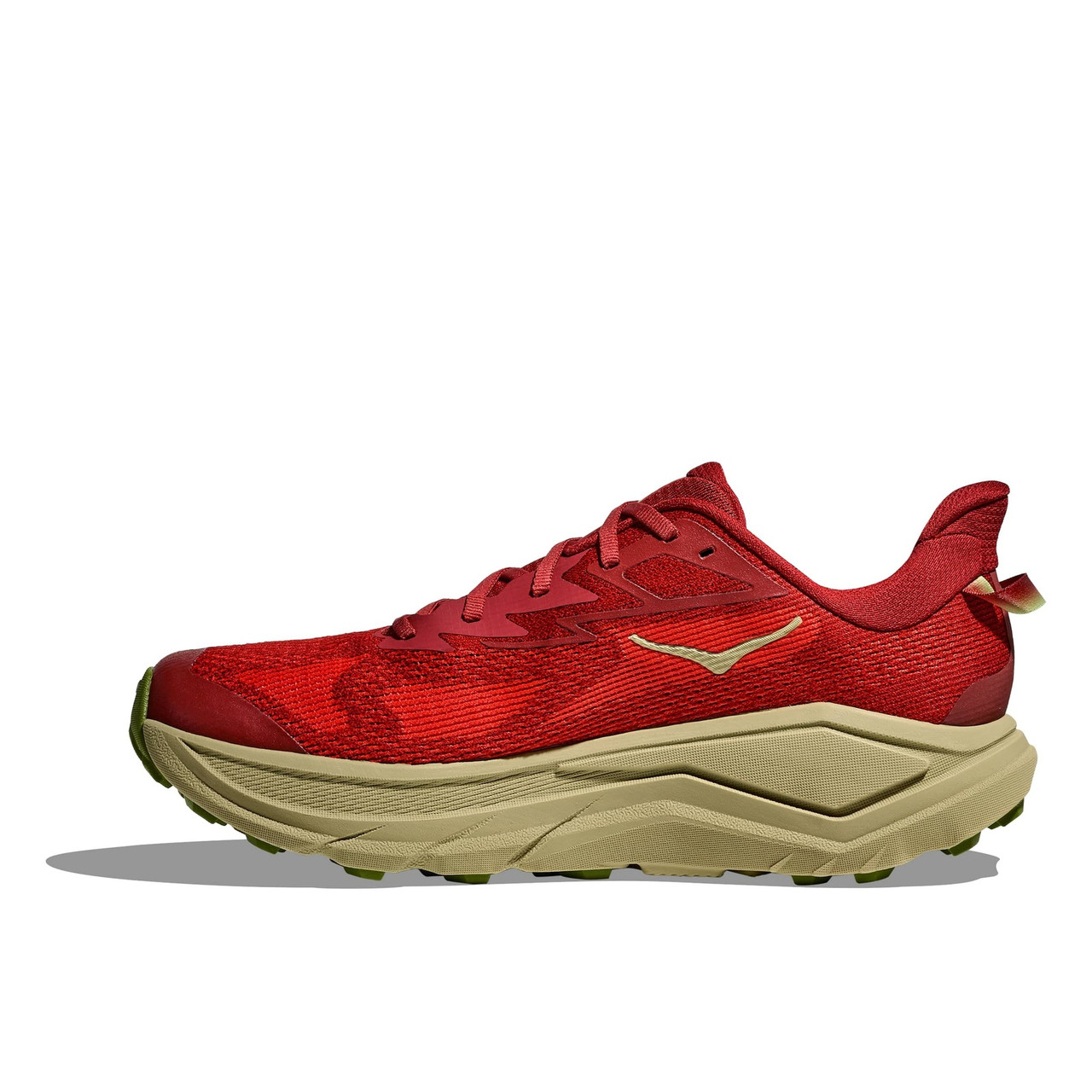 HOKA Men's Challenger 8 Dry Chili/Oatgrass Running Shoes - Free