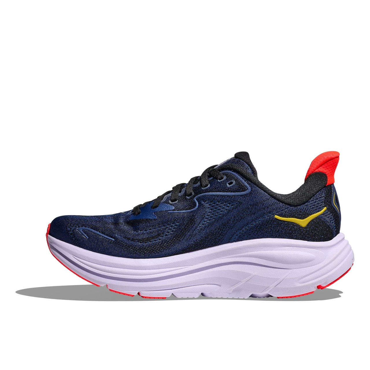 HOKA Women's Clifton 10 Wide Midnight Blue/Starlight Glow Running