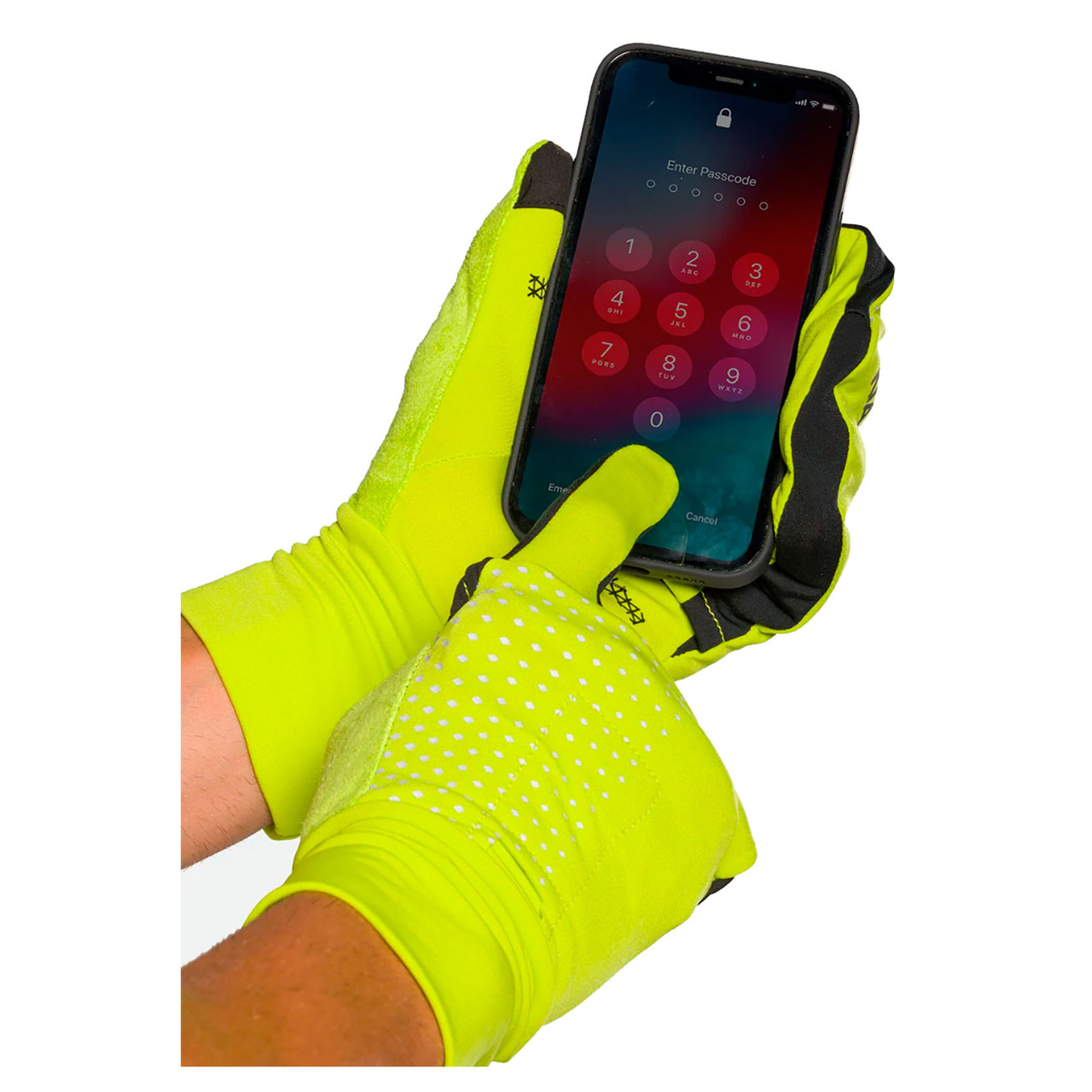 NATHAN SPORTS HyperNight Reflective Convertible Hi Vis Yellow/Geo
