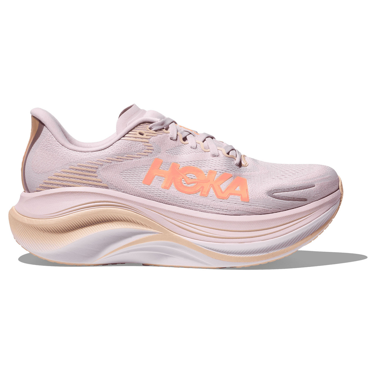 HOKA Women's Skyward X 2 Lilac Cream/Tangerine Glow Running Shoes