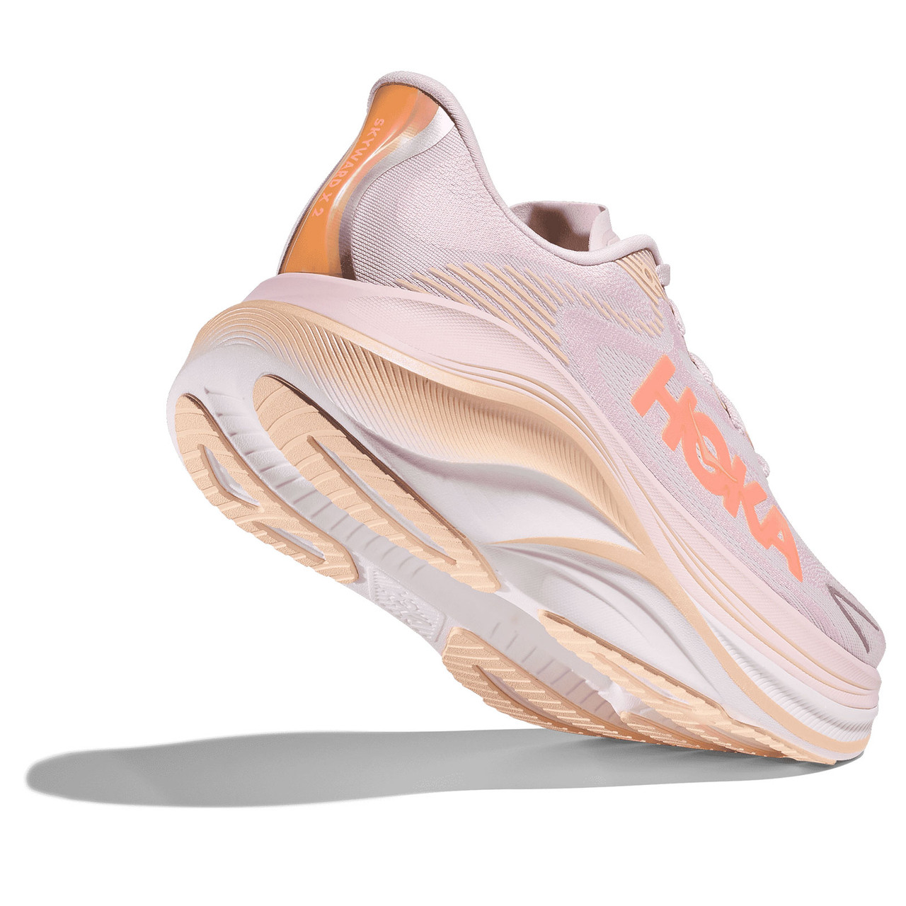 HOKA Women's Skyward X 2 Lilac Cream/Tangerine Glow Running Shoes