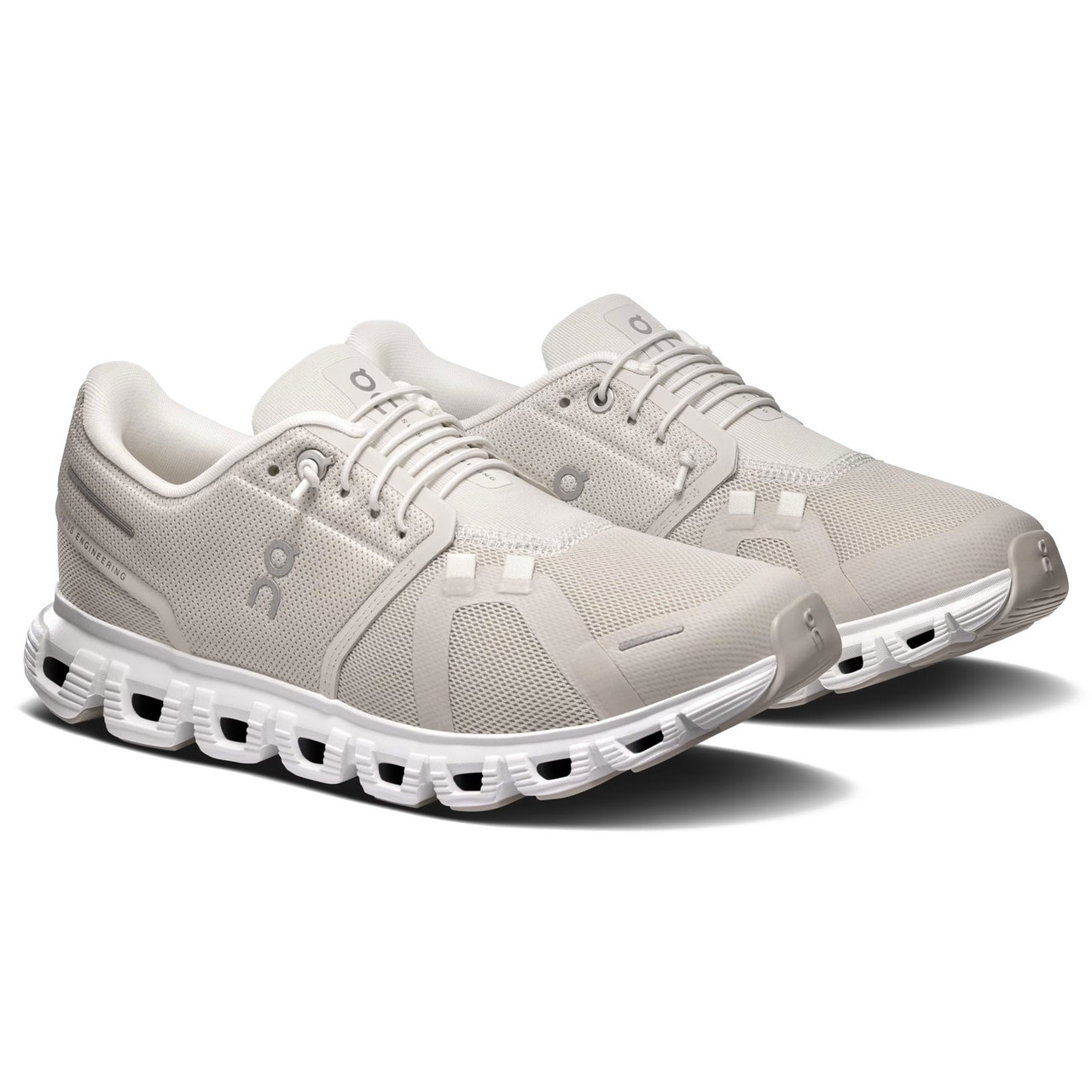 靴 on cloud6 23cm pearl/white ON FOOTWEAR Women's Cloud 6 Wide Pearl/White Running Shoes - Free