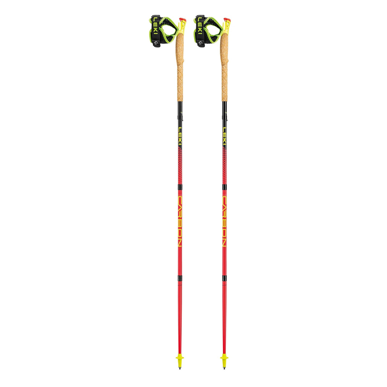 LEKI Ultratrail FX.One Red/Black Trekking Poles (65225851) - Free