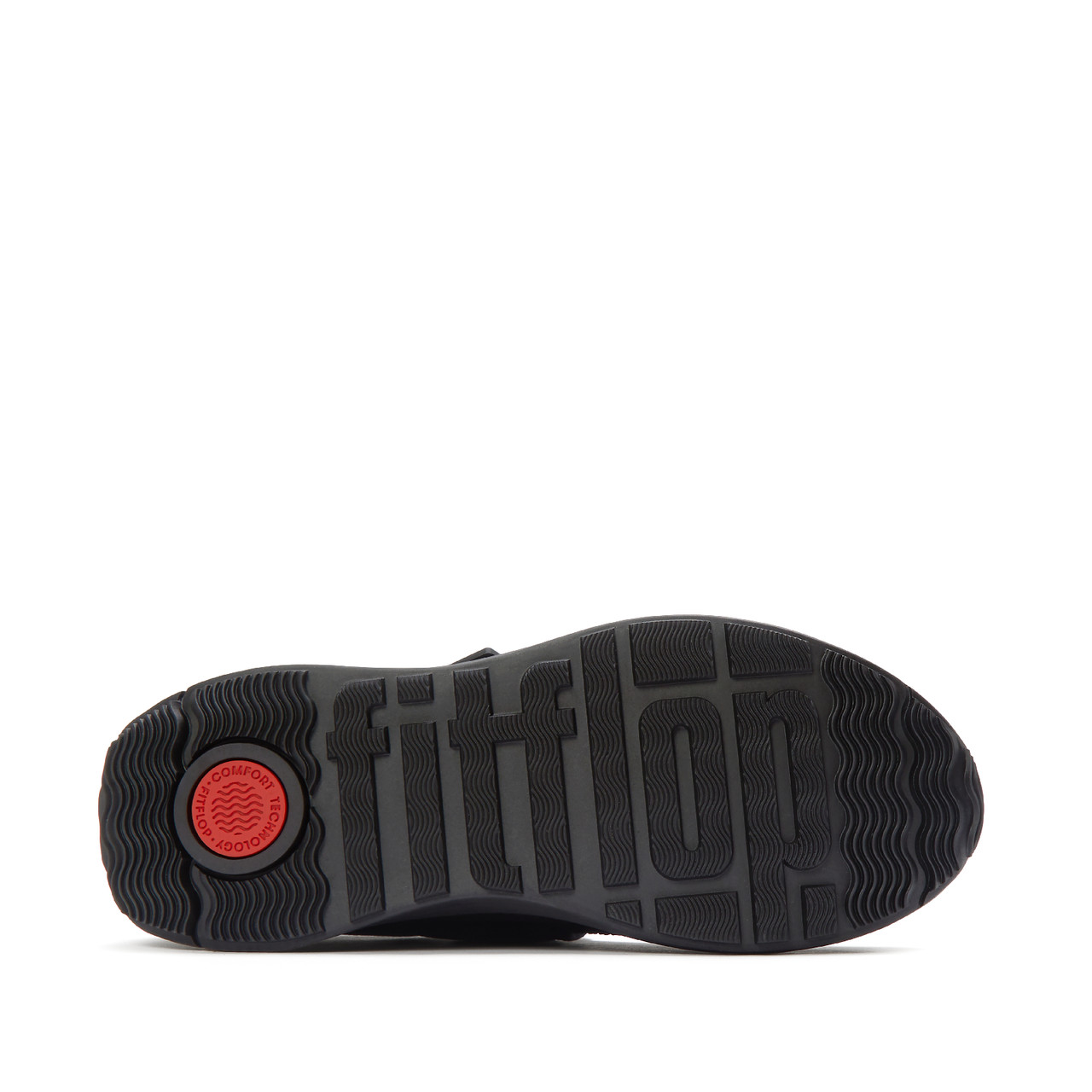 FITFLOP Women's F-Mode Flow Knit/Suede Mary Janes Sneakers - Free