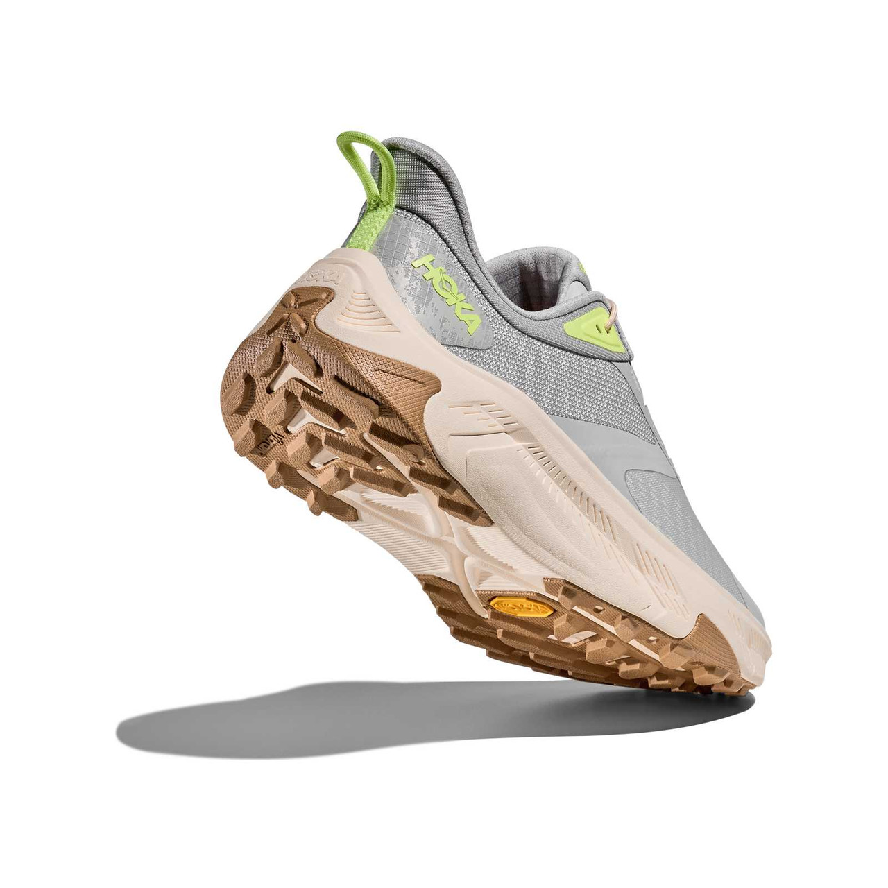 HOKA Women's Transport 2 Cosmic Gray/Neon Yuzu Walking Shoes