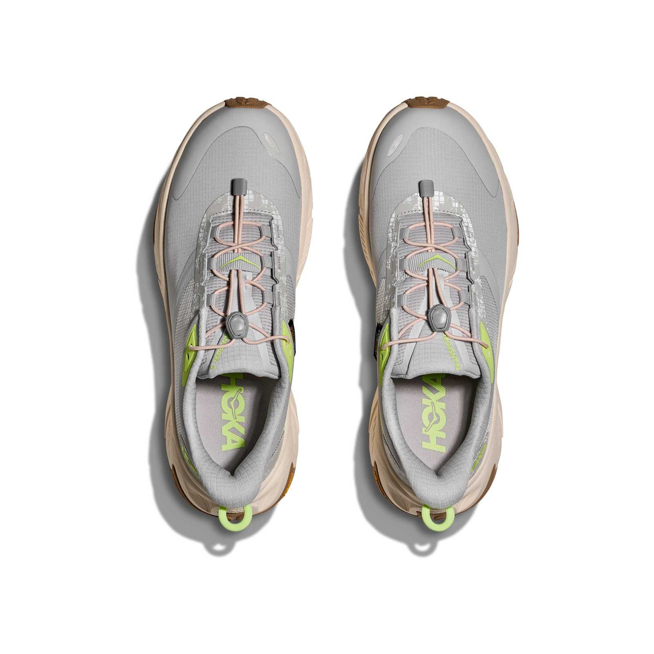 HOKA Women's Transport 2 Cosmic Gray/Neon Yuzu Walking Shoes
