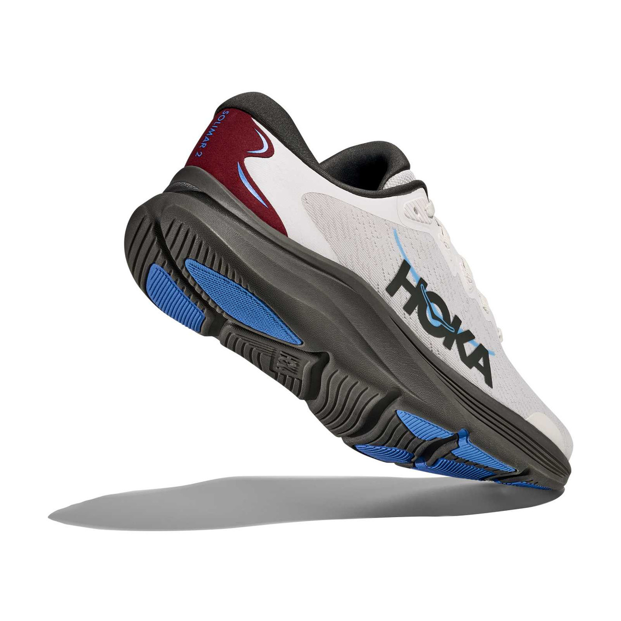 HOKA Men's Solimar 2 Grout/Asphalt Gray Training Shoes - Free Shipping