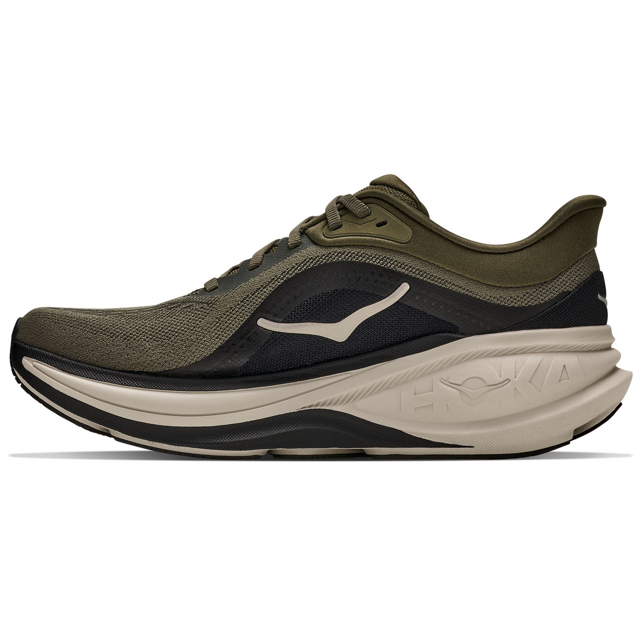 HOKA Women's Clifton Pro Antique Olive/River Rock Grey Running