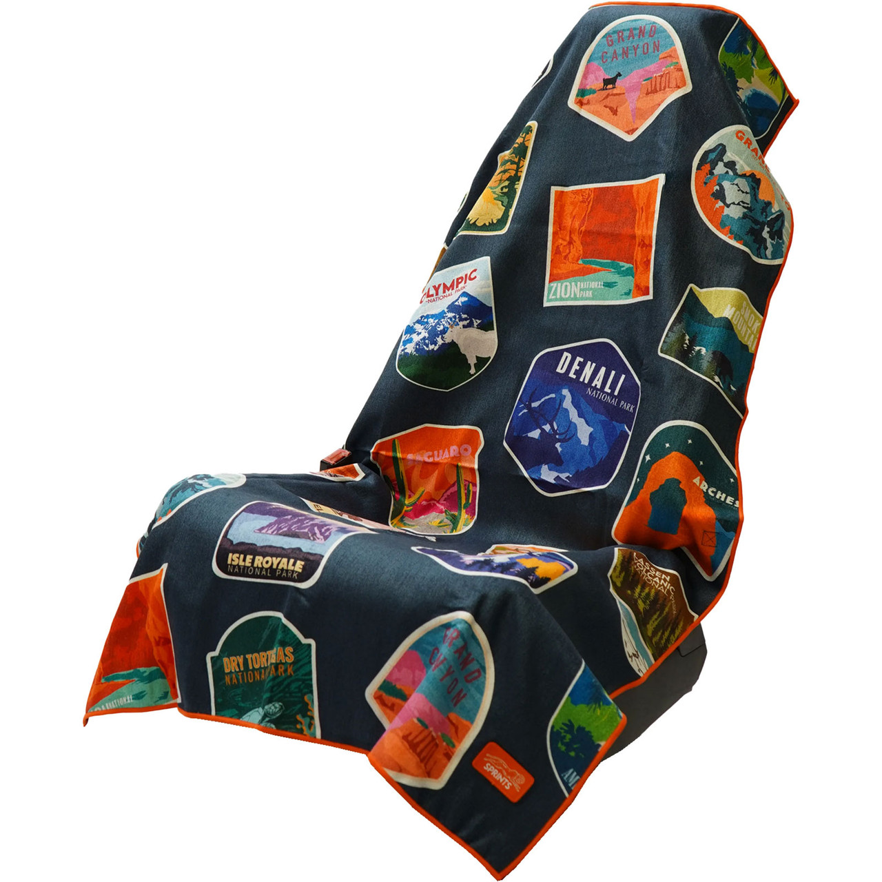 SPRINTS National Parks Car Seat Cover Towel (166103350-3) - Free