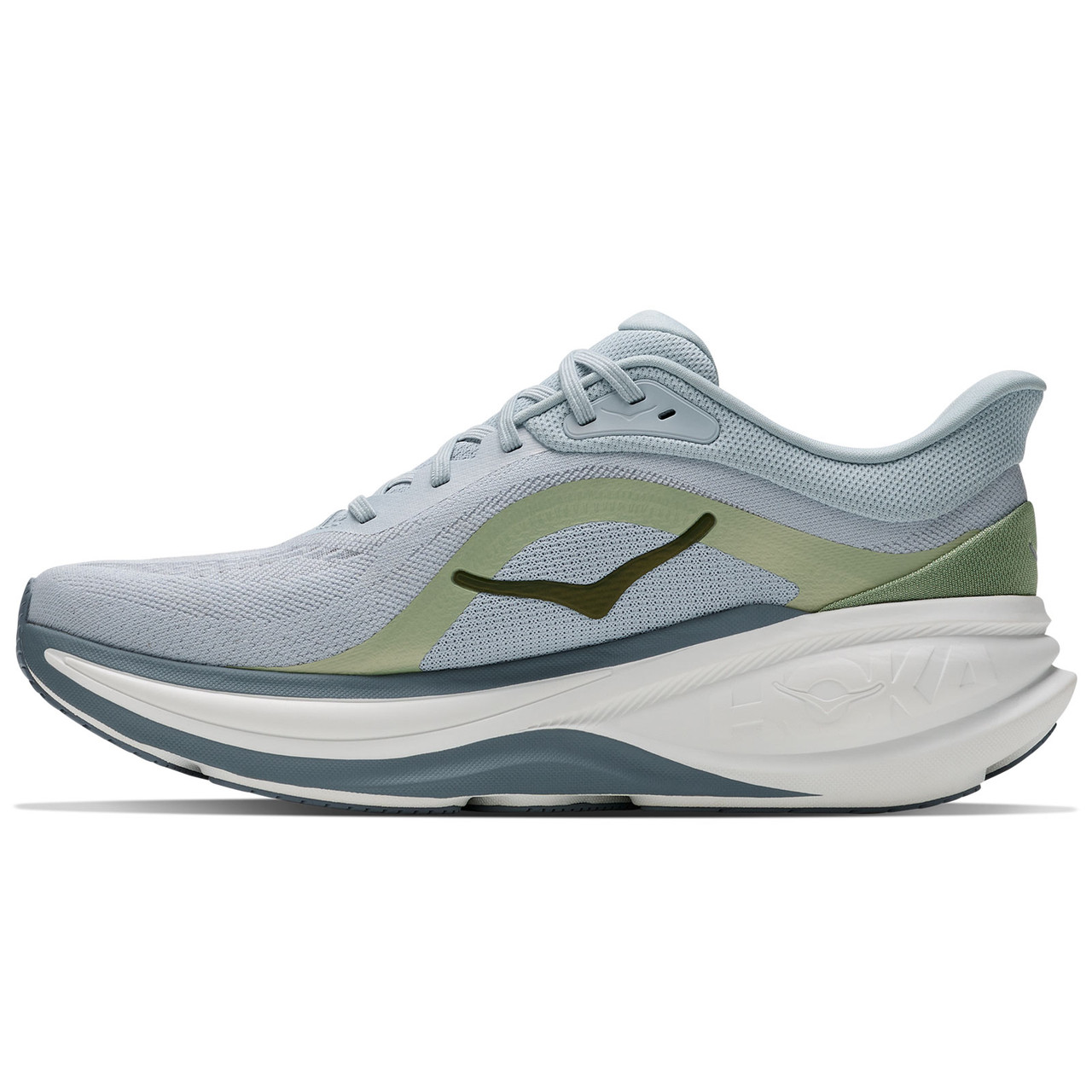 HOKA Men's Clifton PRO Glimmers Wide Mineral Blue/Sprouted Green