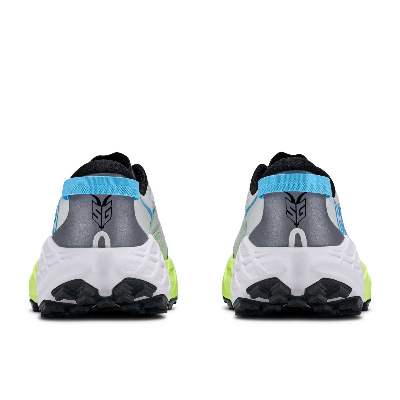 HOKA Women's Speedgoat 7 Frost/Neon Yuzu Running Shoes - Free Shipping