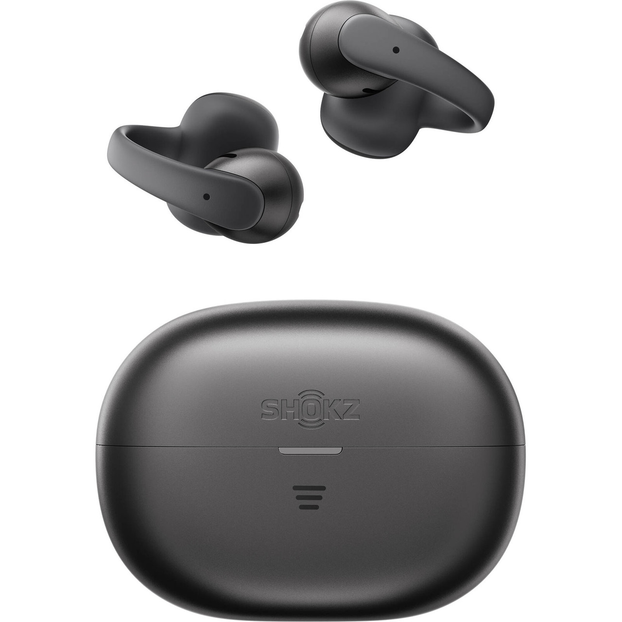SHOKZ OpenDots Air Open-Ear Clip-On Black Earbuds (E210-ST-BK-US