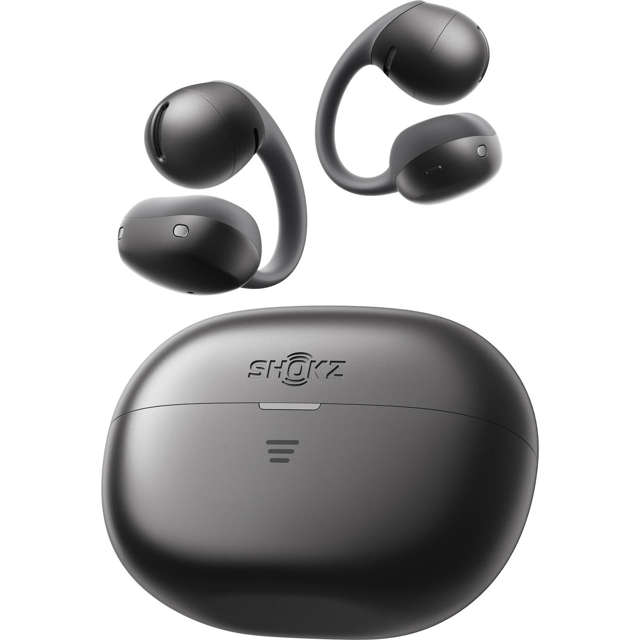 SHOKZ OpenDots Air Open-Ear Clip-On Black Earbuds (E210-ST-BK-US