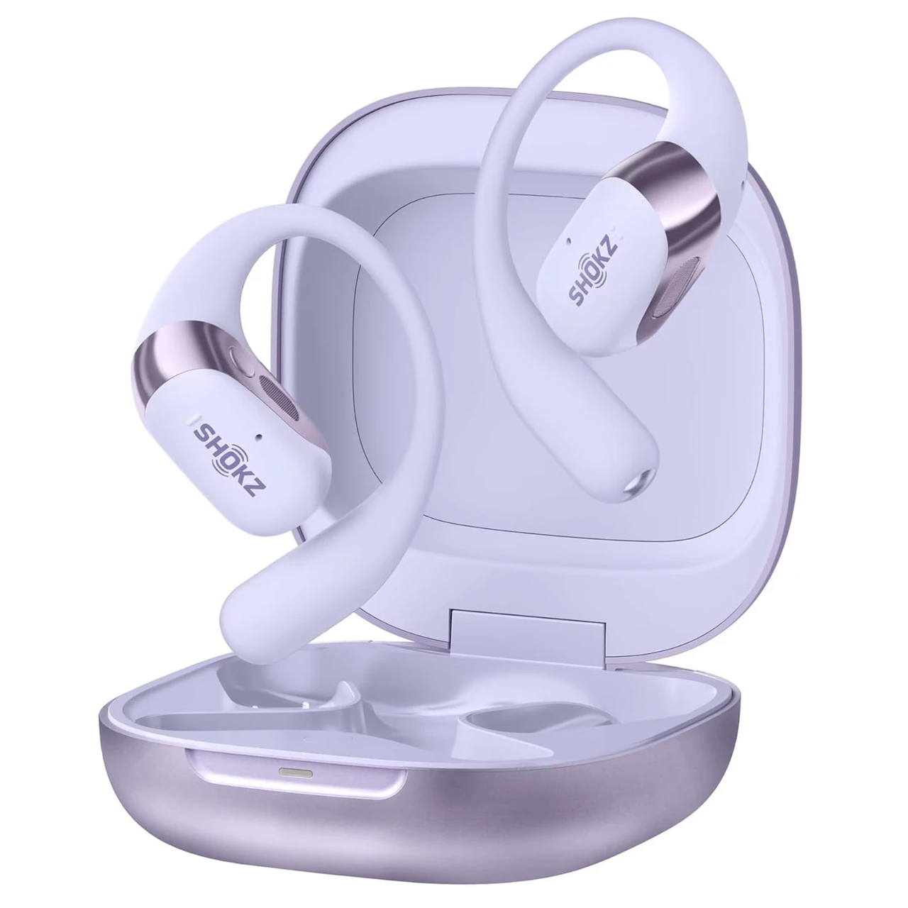 SHOKZ OpenFit 2+ Open-Ear Purple Earbuds (T921-ST-PR-US) - Free