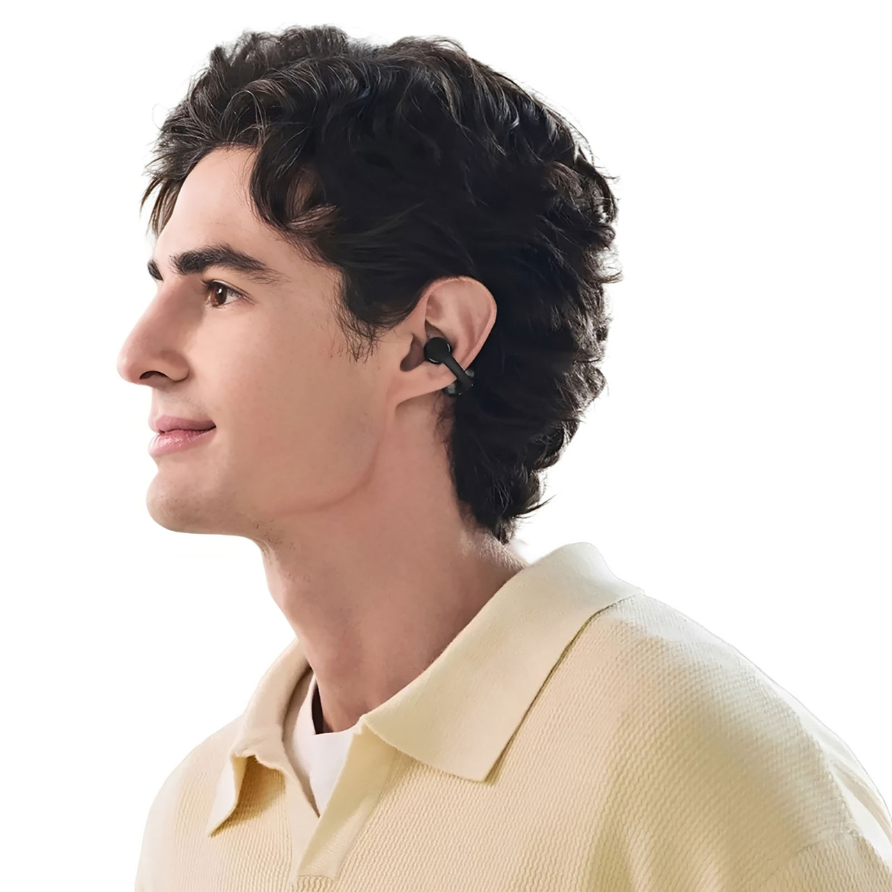 SHOKZ OpenDots 2 Open-Ear Clip-On Black Earbuds (E320-ST-BK-US