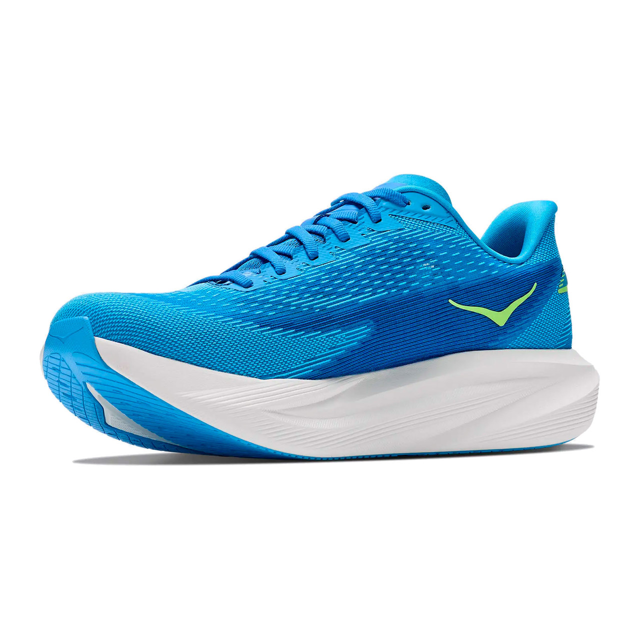 HOKA Men's Mach 7 Wide Virtual Blue/Soft Cobalt Running Shoe
