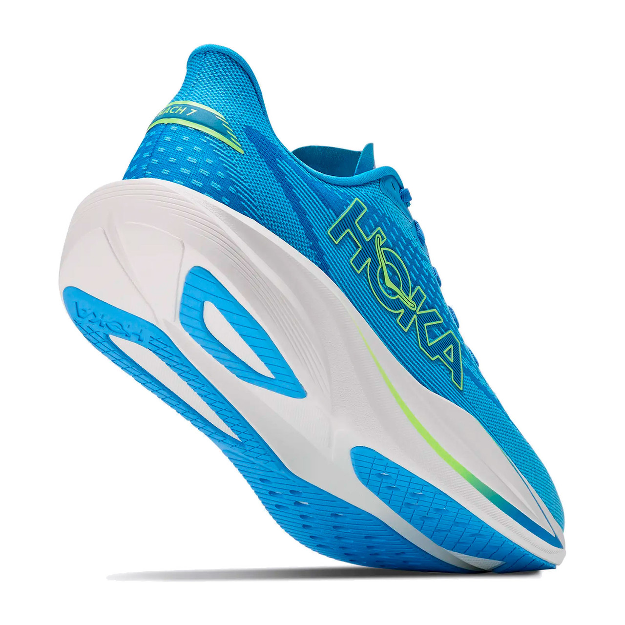 HOKA Men's Mach 7 Wide Virtual Blue/Soft Cobalt Running Shoe