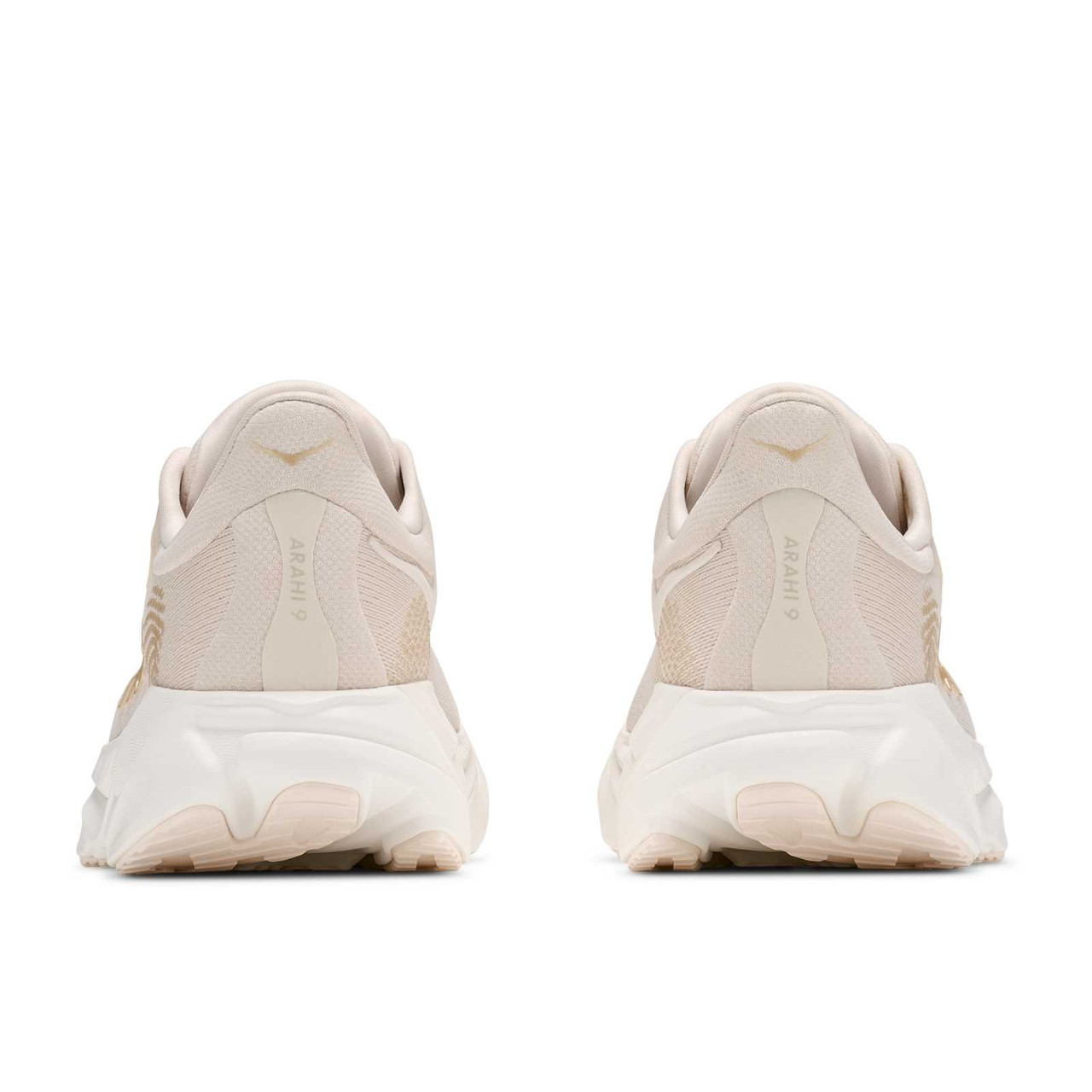 AYUK　ベージュ HOKA Women's Arahi 9 Wide Alabaster/Oat Milk Running Shoes - Free