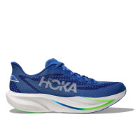 HOKA Men's Mach 7 Cobalt Blue/Neon Green Running Shoes - Free Shipping