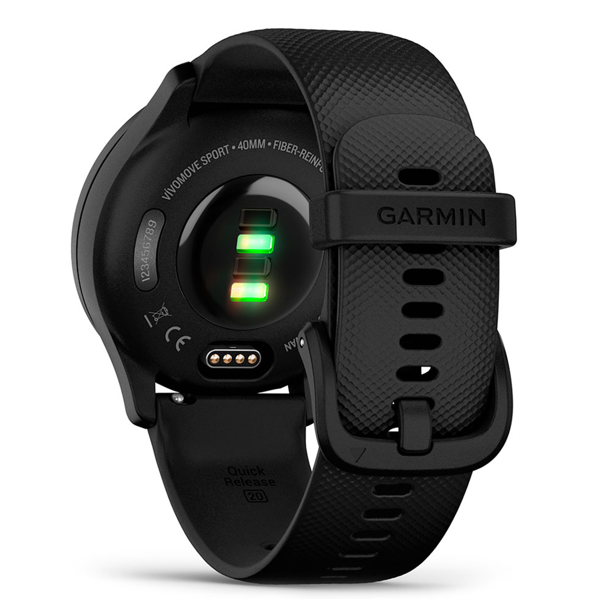 GARMIN - GARMIN vívomove HR Sport Black Garmin Vivomove HR Sport - Walmart.com