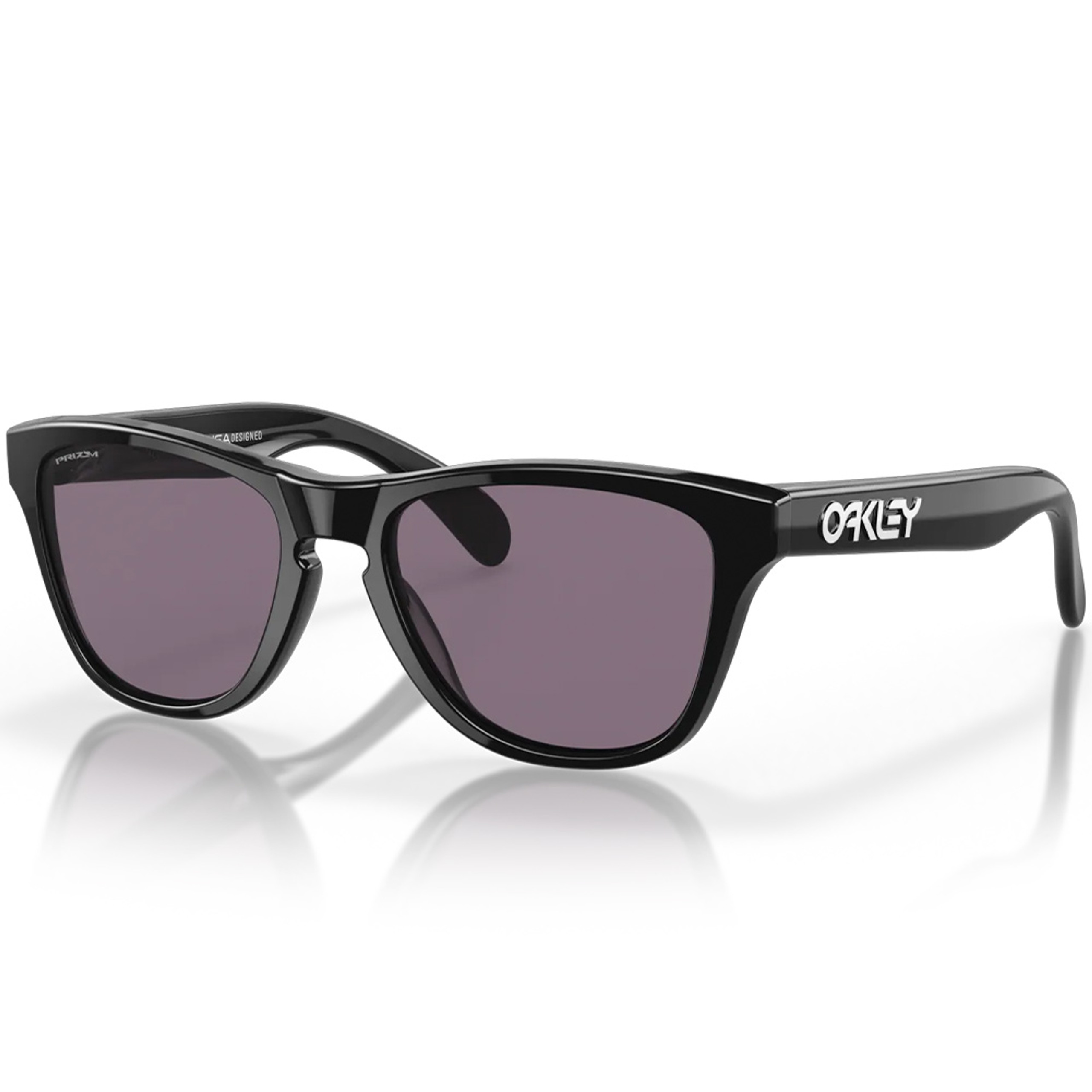 OAKLEY Frogskins XSブラック Frogskins™ XS (Youth Fit) Satin Black Eyeglasses | Oakley® US