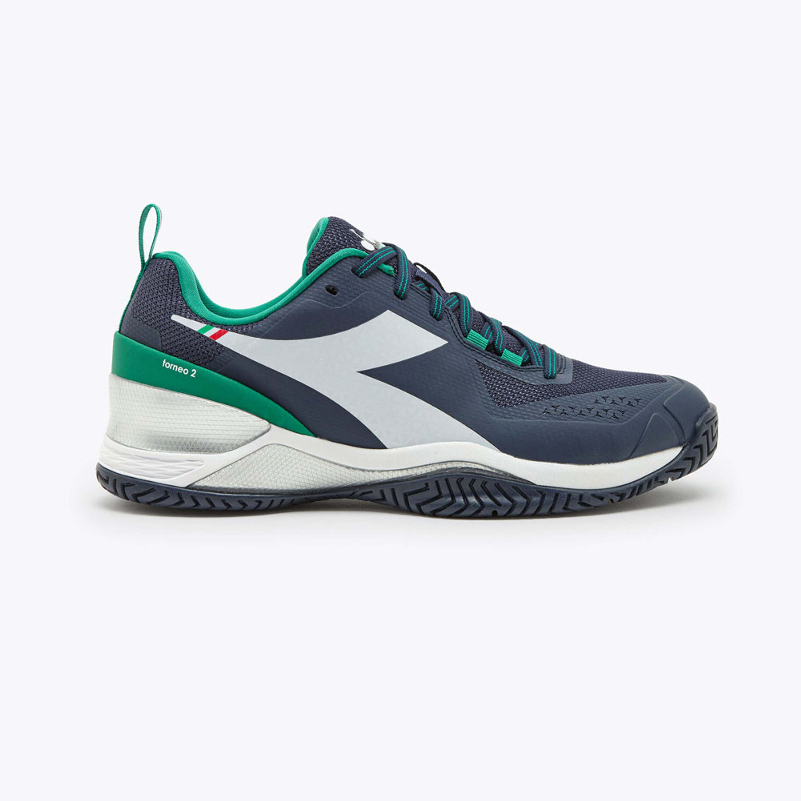 シューズ(男性用) diadora TORNEO2 26cm Diadora Blushield Torneo 2 Men's Tennis Shoe Oceanview/White