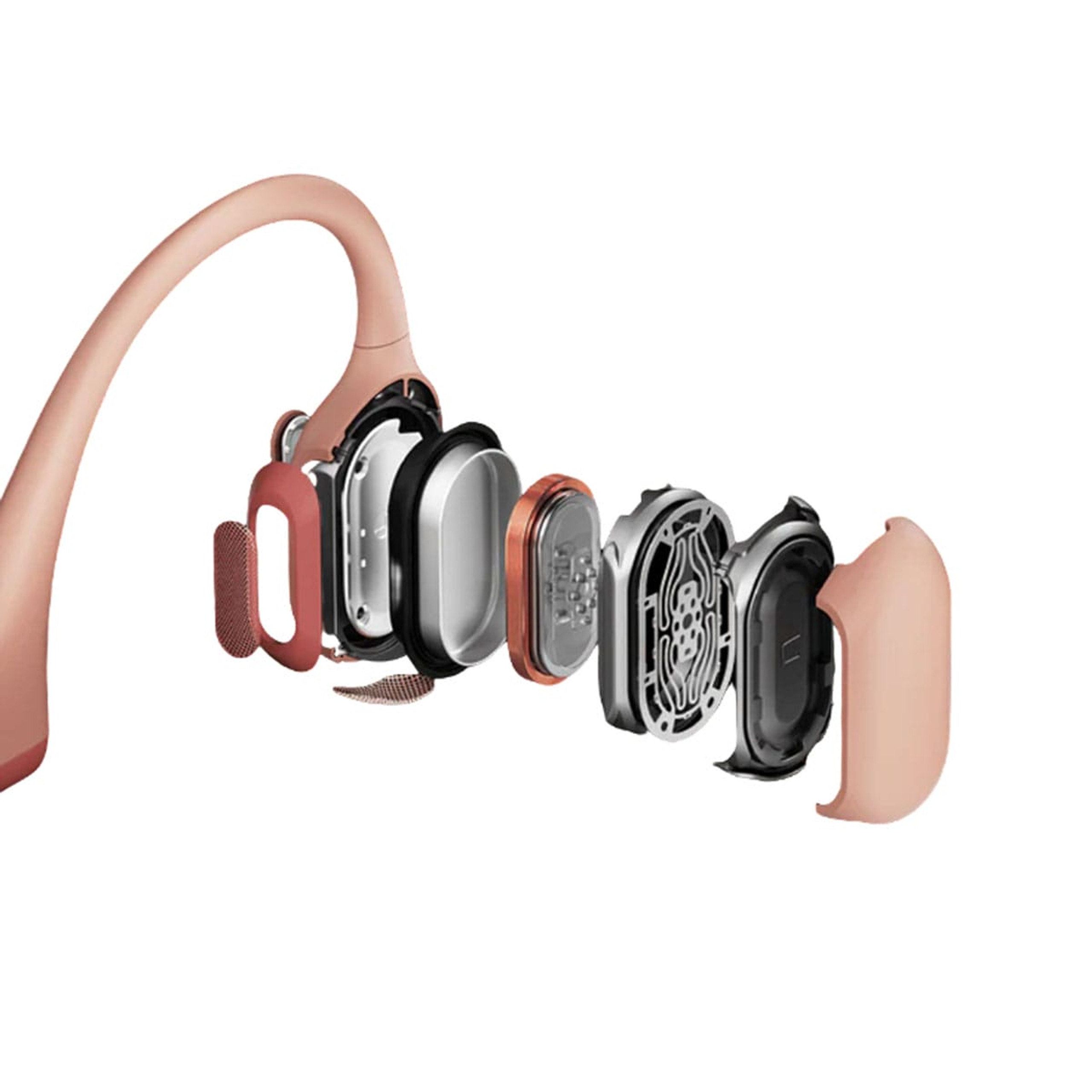 SHOKZ OpenRun Pro Pink Bone Conduction Open-Ear Sport