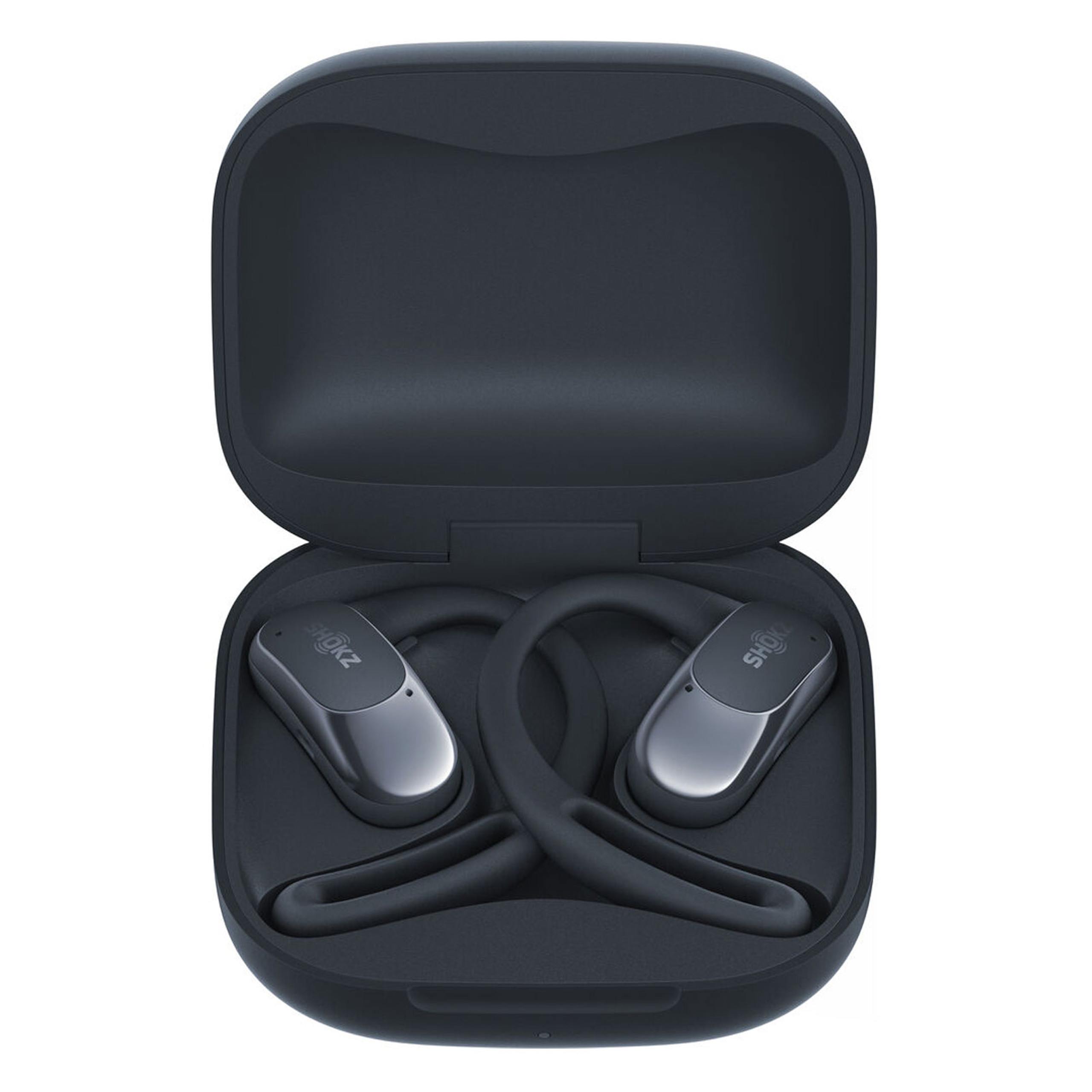 SHOKZ OPENFIT AIR ブラック T511 SHOKZ OpenFit Air Black Open-Ear Earbuds with Charging Case