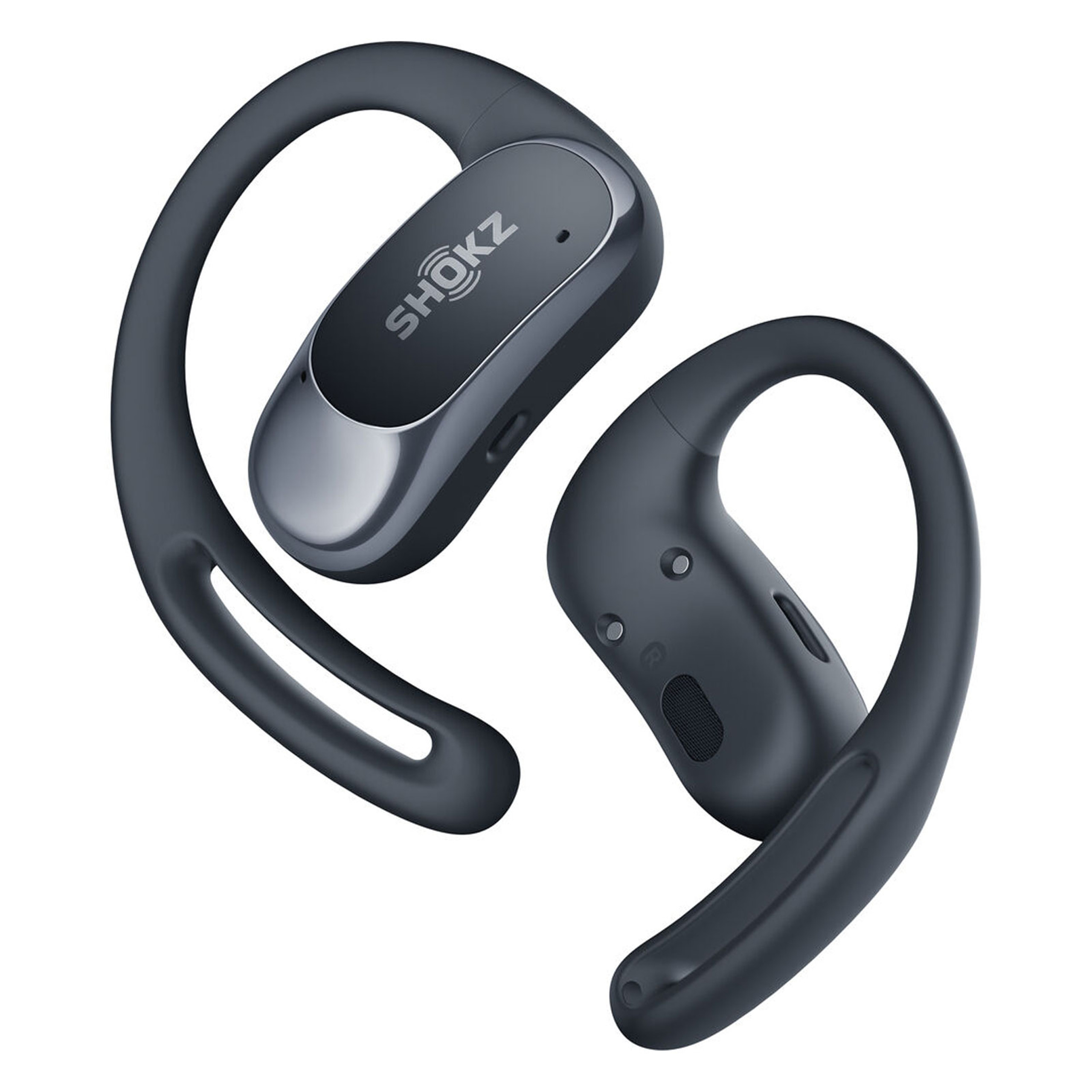 SHOKZ OPENFIT AIR ブラック T511 SHOKZ OpenFit Air Black Open-Ear Earbuds with Charging Case