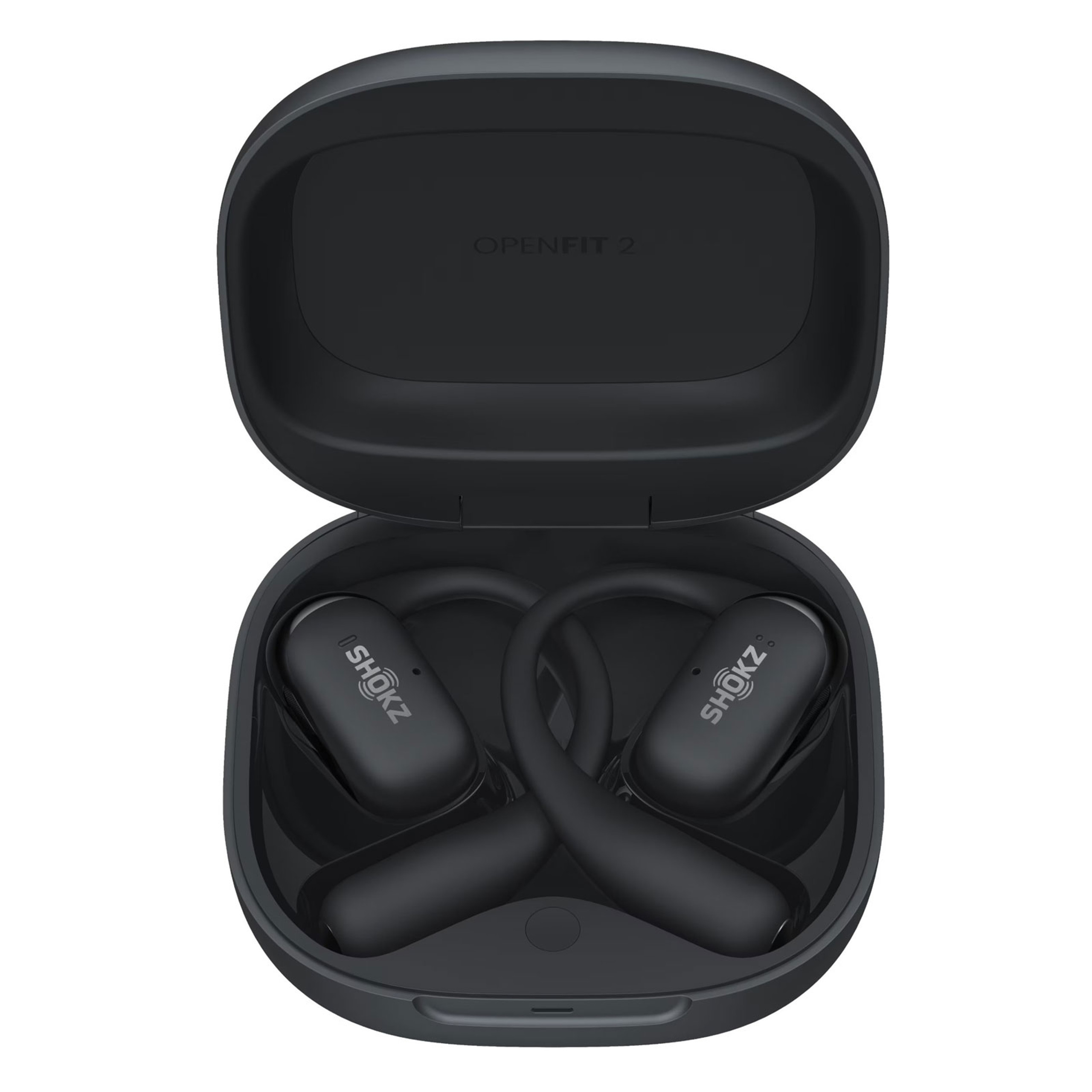 Shokz OpenFit2 T920-ST8 ブラック Shokz OpenFit 2 True Wireless Bluetooth Headphones - Black