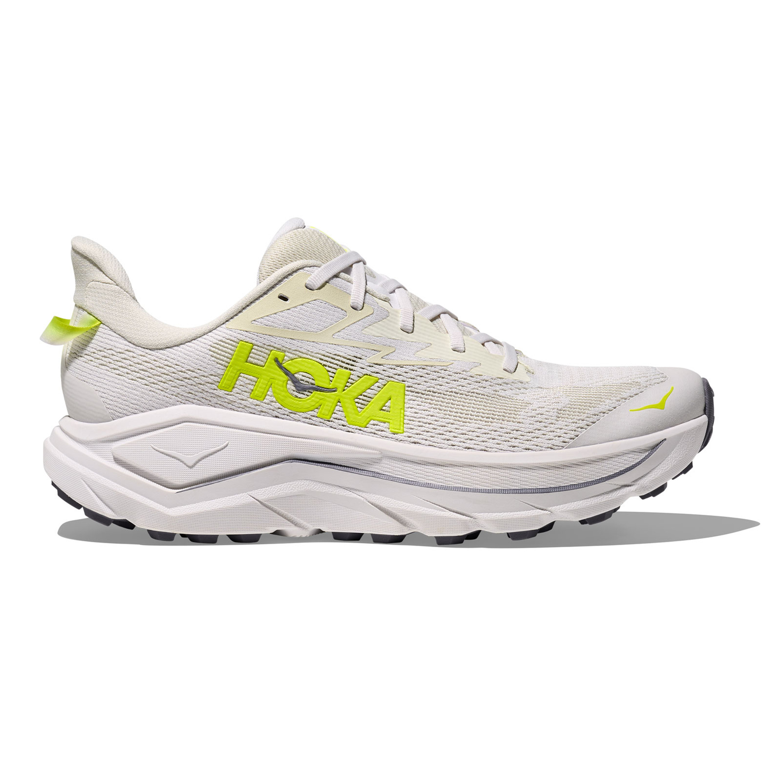 チョーナ HOKA Challenger 8 Men's Shoes White/Neon Hoka Citrus